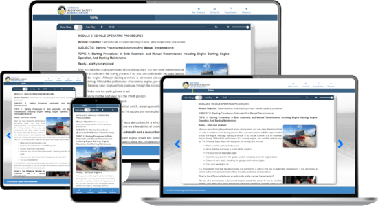 course on mobile devices